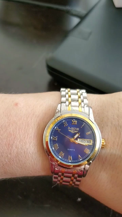 LIGE Lady Fashion Watch Women Quartz Watch Women's Watches Date