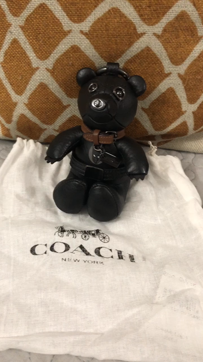 COACH 2750 COACH │ MARVEL BLACK PANTHER COLLECTIBLE BEAR BAG