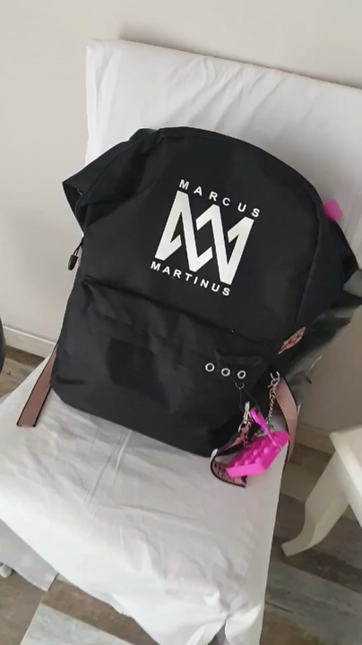 Twin Marcus and Martinus Backpack Student School Bag Cute Travel