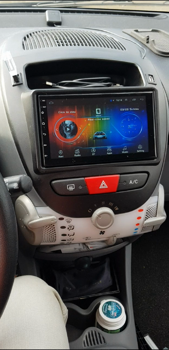 Mascherina Autoradio 2 DIN Per Toyota Aygo, Citroen C1, Peugeot 107 - Kit Montaggio In ABS Nero - Foto 7