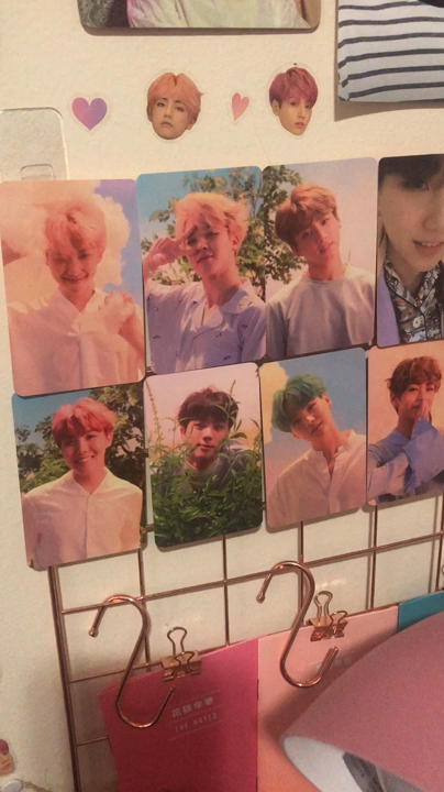 1set 7Pcs KPOP BTS Bangtan Boys Love Yourself Album Photo Cards