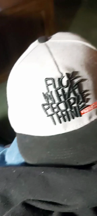 FUCK WHAT PEOPLE THINK Embroidered Baseball Cap Fashion Cotton
